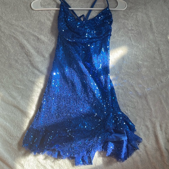 Lucy in the Sky Dresses & Skirts - lucy in the sky blue sequin dress